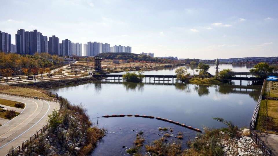 동탄호수공원 전경.(사진=경기도청)