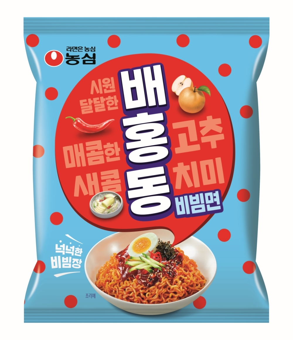 농심 배홍동비빔면 1400 만개 판매