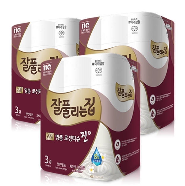 잘풀리는집 명품로션 진 두루마리 신제품 이미지.(사진=미래생활)