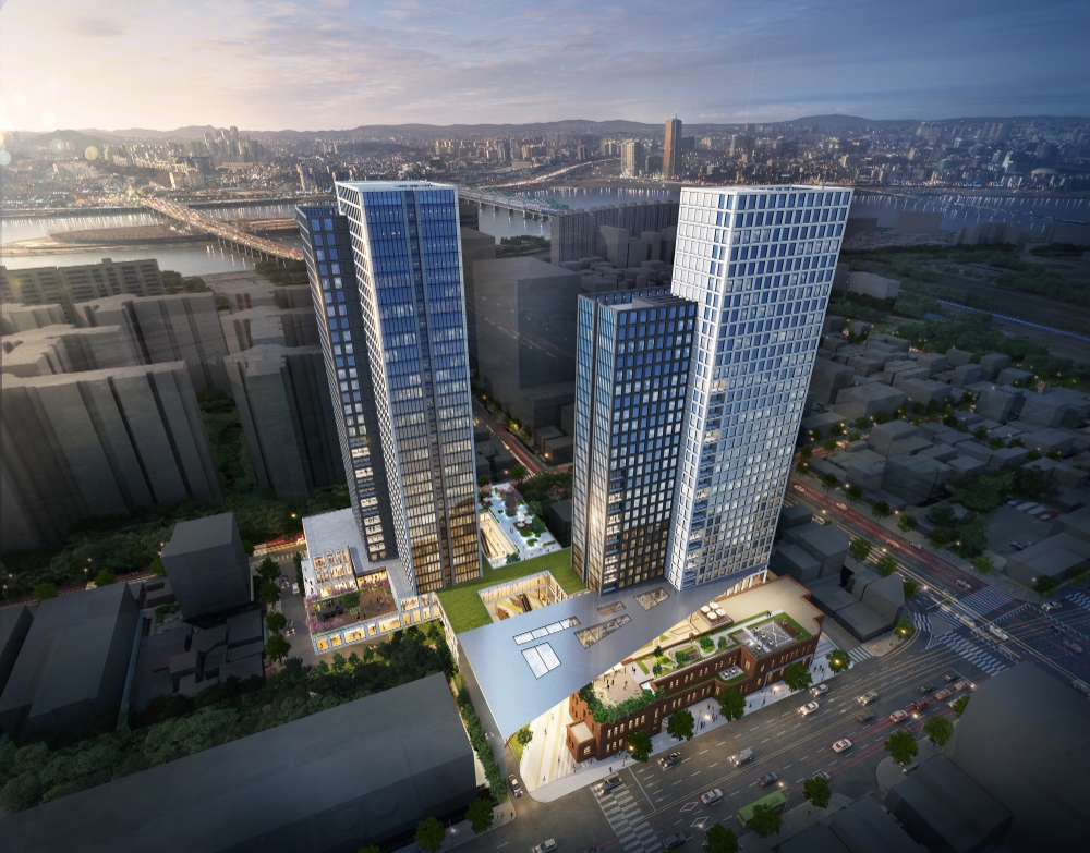 용산철도병원부지 개발사업 조감도.(사진=HDC현대산업개발)