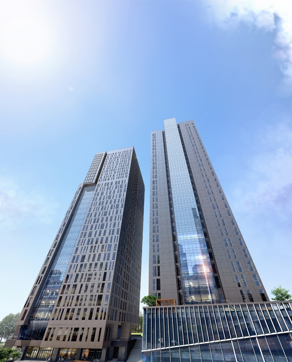 트윈시티 남산 전경.