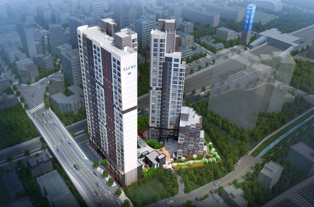 기장역엘크루더퍼스트 조감도.