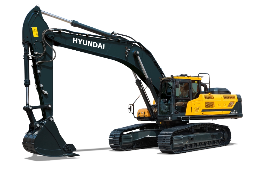 ‘A시리즈’ 굴착기 (모델명: HX520A).(사진=현대건설기계)