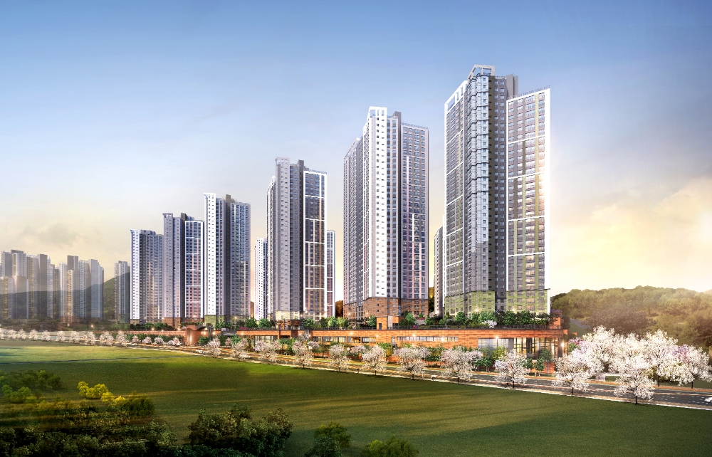 봉담자이 프라이드시티 투시도.(사진=GS건설)