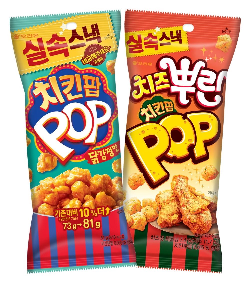 오리온 ‘치킨팝’ 재출시 후 누적 판매량 5000만 봉 돌파