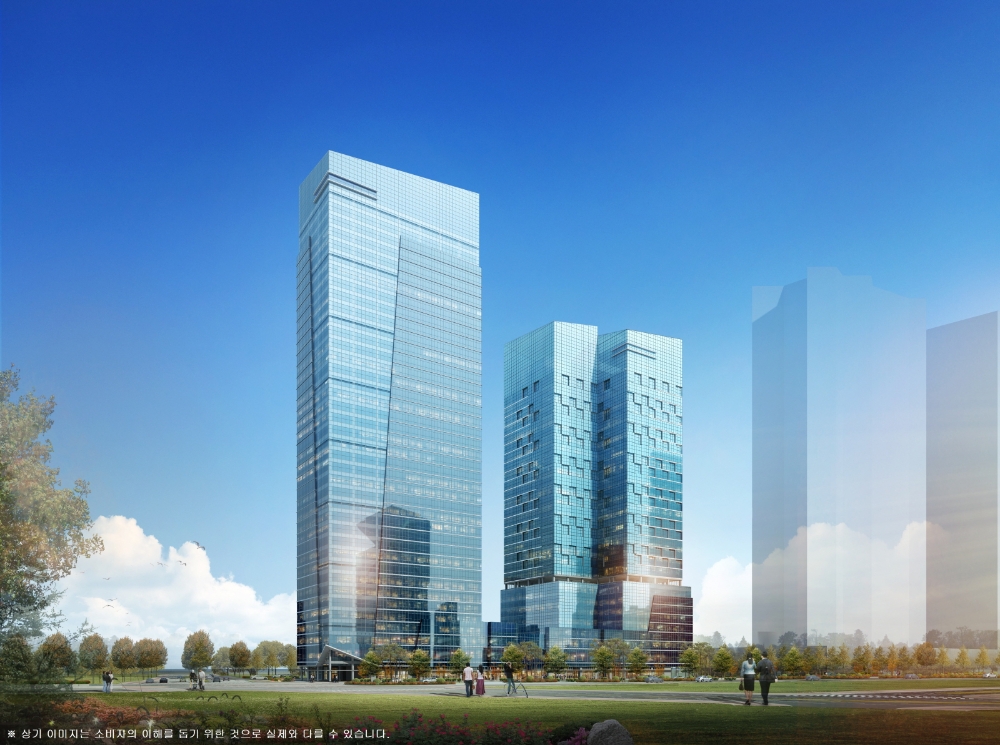 송도센텀하이브 투시도.(사진=포스코건설)