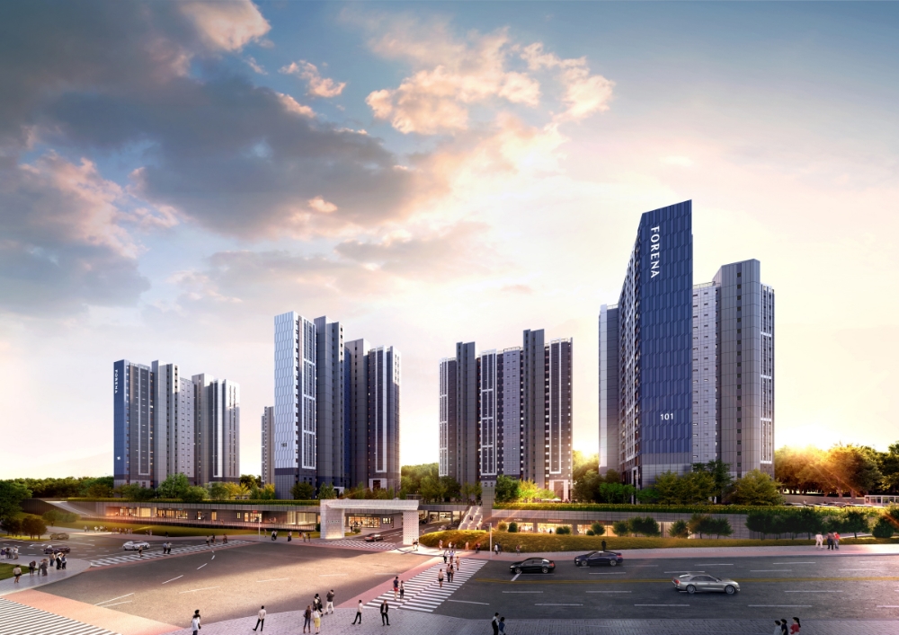 한화 포레나 서충주 투시도.(사진=한화건설)