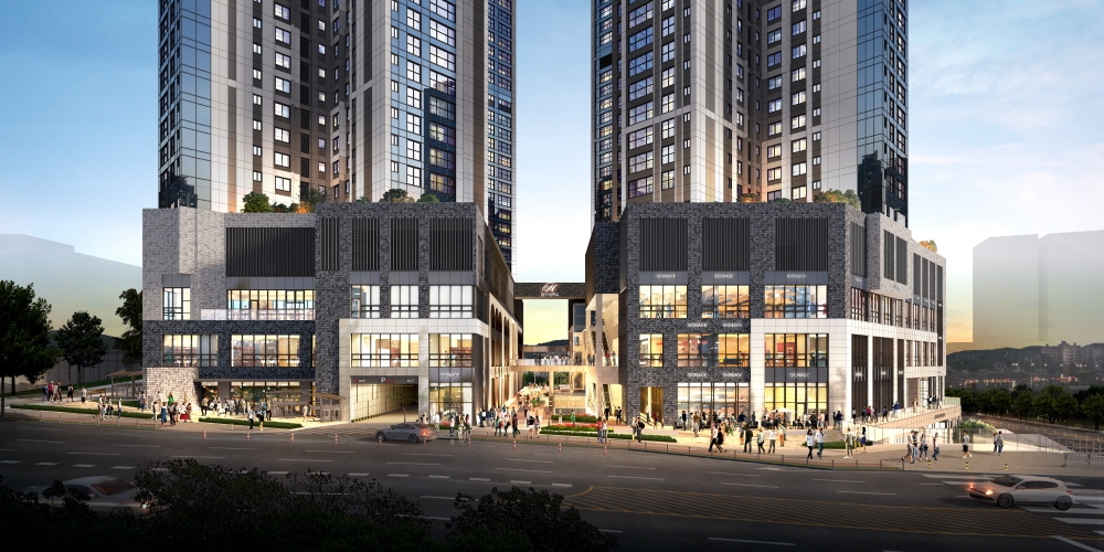 힐스 에비뉴 소사역 투시도.(사진=현대엔지니어링)