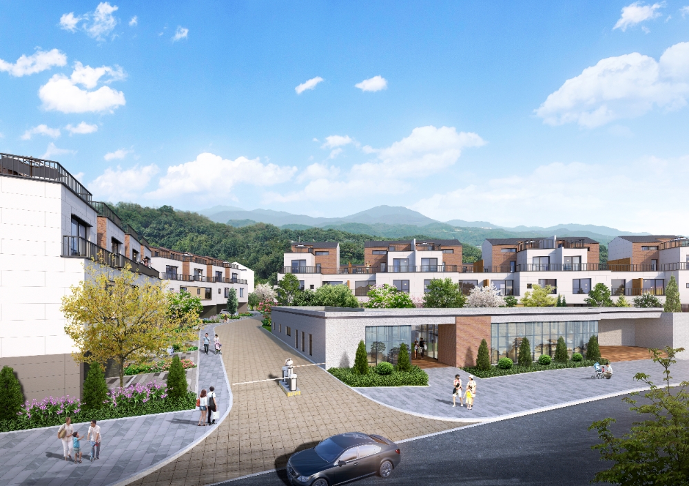 양주 옥정 라피네트 더 테라스 투시도.