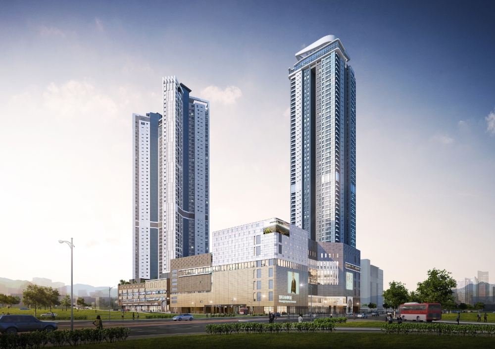 힐스테이트 청주 센트럴 투시도.(사진=현대엔지니어링)