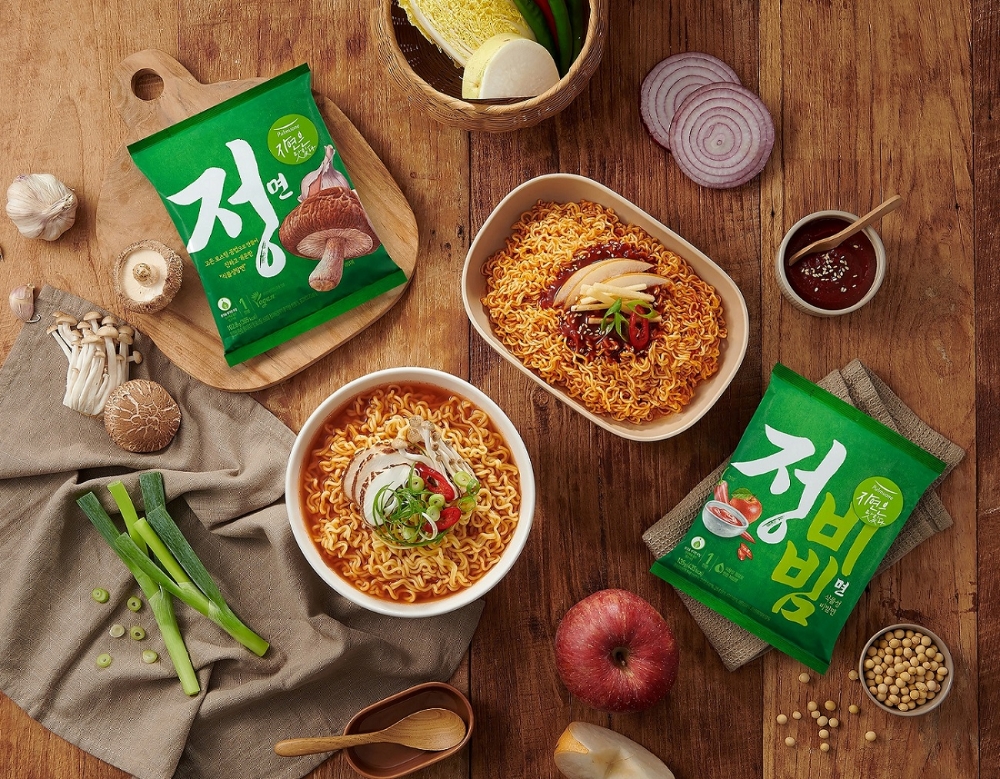 풀무원, 비건라면 ‘정면·정비빔면’ 500만 봉지 판매 돌파