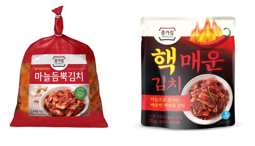 대상㈜ 종가집 ‘핵매운 김치’, ‘마늘듬뿍김치’ 선보여