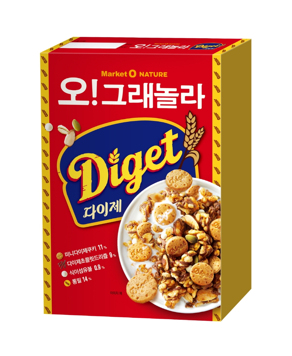 오리온, 마켓오 네이처 ‘오!그래놀라 다이제’ 선보여