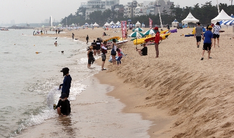 24일 강원 강릉시 경포해수욕장 전경. 사진=연합뉴스