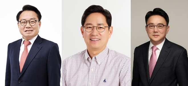 (사진왼쪽부터 안병길·박수영·김희곤 국회의원).(사진제공=국민의힘 부산시당)