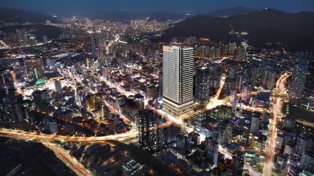 서면 푸르지오 시티 시그니처 광역 조감도.(사진=대우건설)