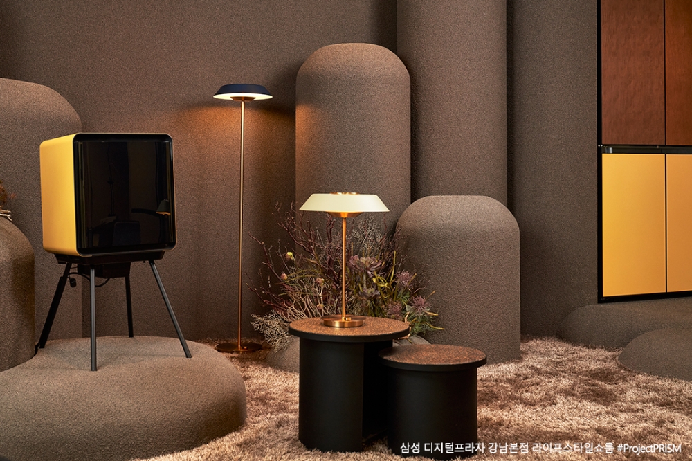 코리아센터, 삼성전자 인테리어 스탠드 조명 판매