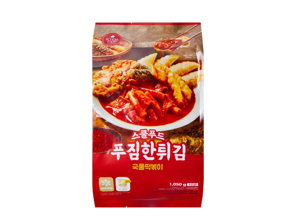 스쿨푸드, 가정간편식 ‘푸짐한 튀김 국물 떡볶이’로 유통망 확대