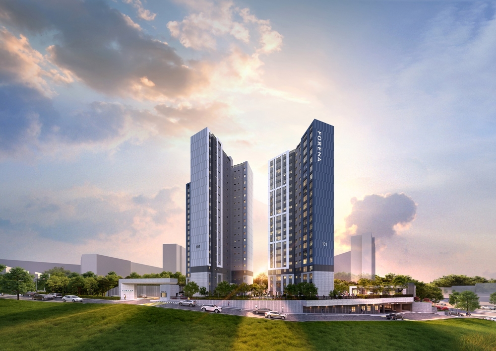 '포레나 수원원천' 석경투시도