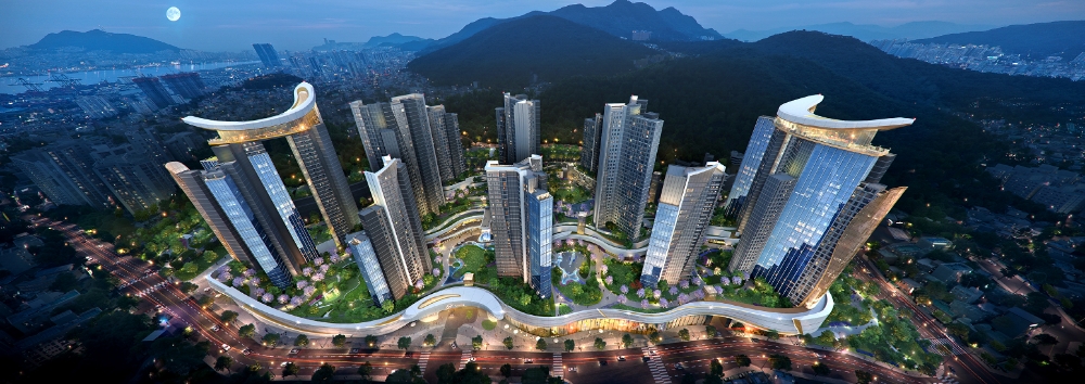 범천4구역 재개발 조감도.(사진=현대건설)