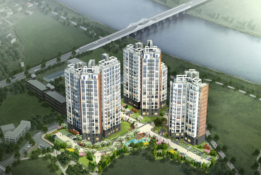 양평 우방 아이유쉘 에코리버 조감도