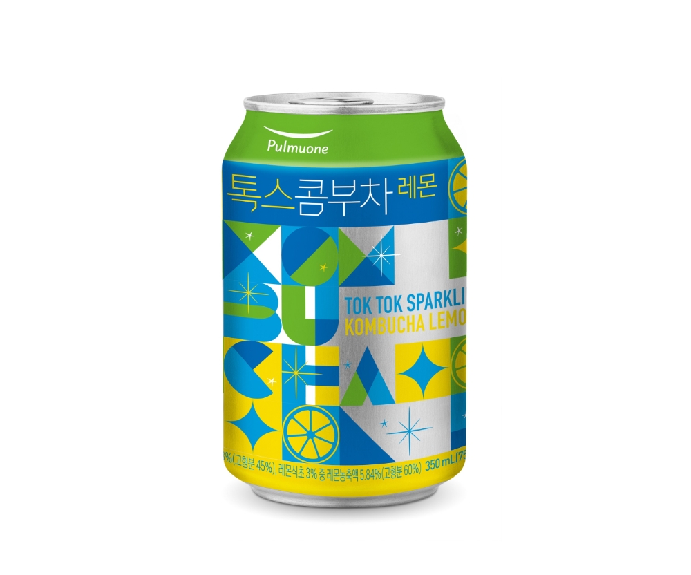 풀무원녹즙, 발효 스파클링 음료 ‘톡스콤부차 레몬’ 선보여