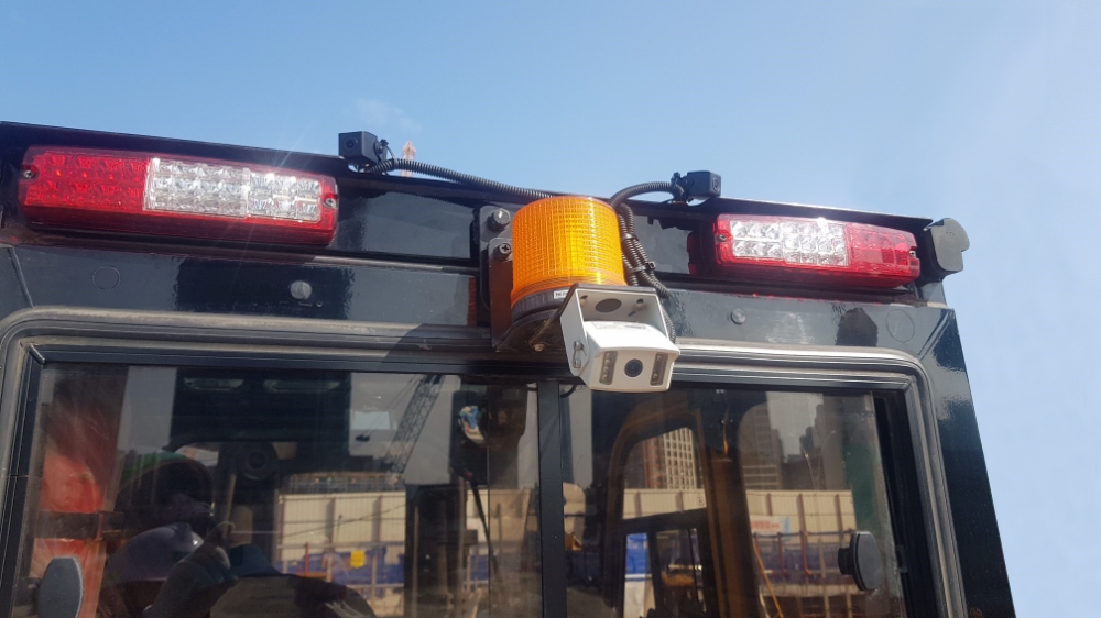 AI 영상인지 장비협착방지시스템.(사진=현대건설)