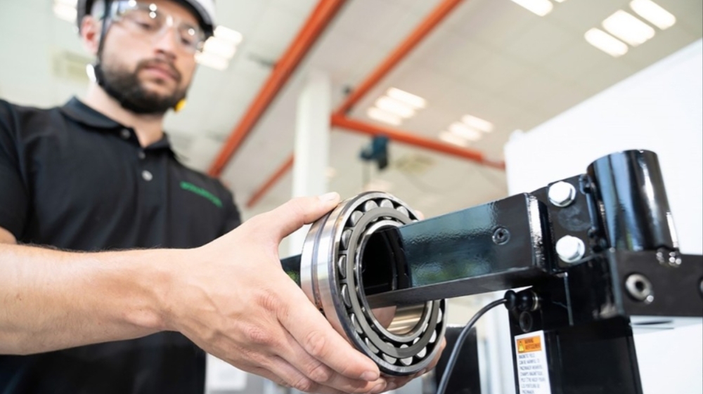 유도 가열 장치 작동 모습. (사진=셰플러그룹)