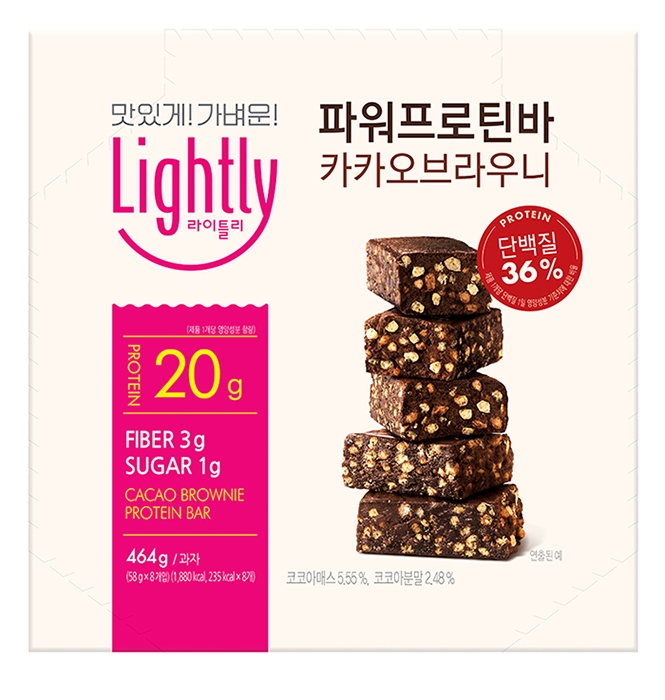 대상㈜ 라이틀리, ‘파워프로틴바 카카오브라우니’ 선보여