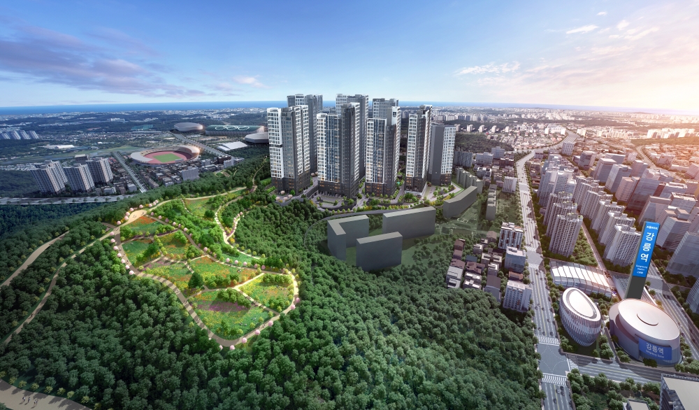 교동 하늘채 스카이파크 광역조감도