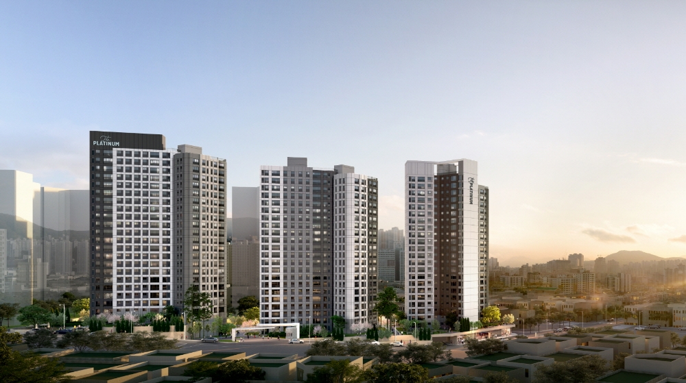 온천제2공영아파트 가로주택정비사업 투시도.(사진=쌍용건설)