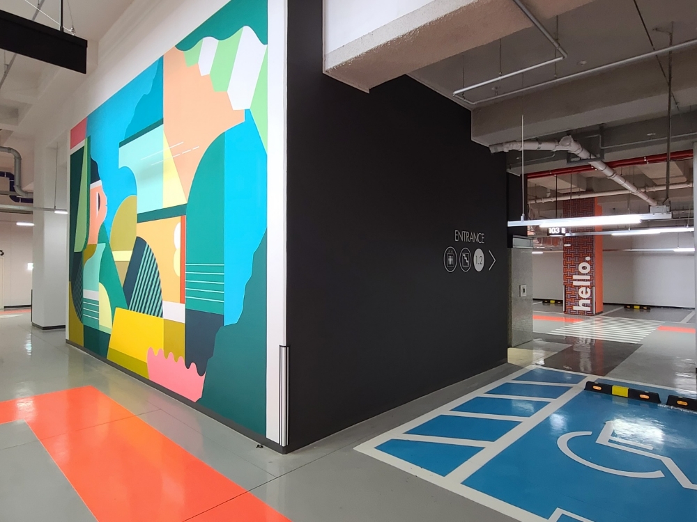 5 Second 갤러리 모습.(사진=현대건설)