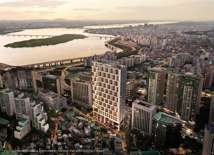 마포 뉴매드 오피스텔 조감도.