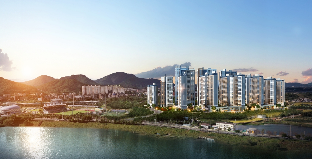 나주역자이 리버파크 투시도.(사진=GS건설)