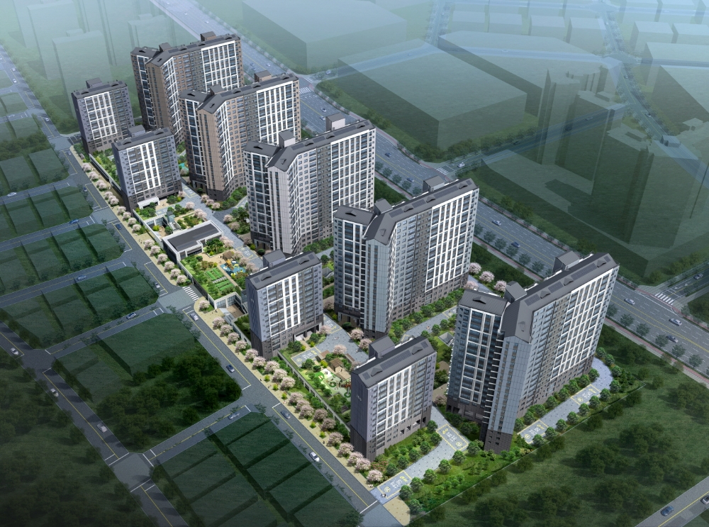 호반써밋 스마트시티 조감도.(사진=호반건설)