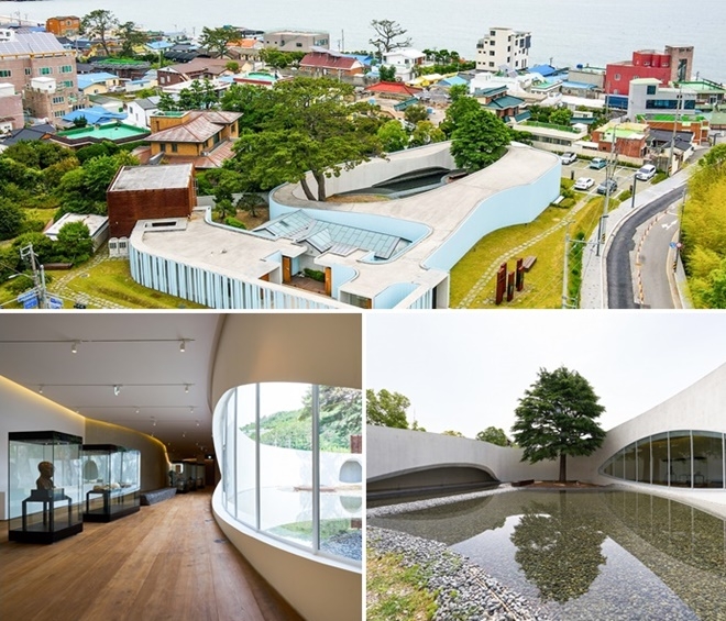 박태준 기념관(임랑문화공원)/ 박태준기념관 내 수정원/박태준 포스코 명예회장의 유품이 있는 전시실.(사진제공=부산 기장군)