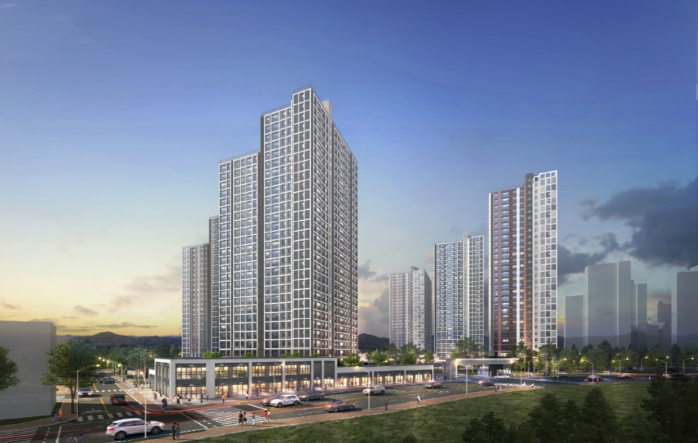 에코시티 데시앙 15블록 투시도.