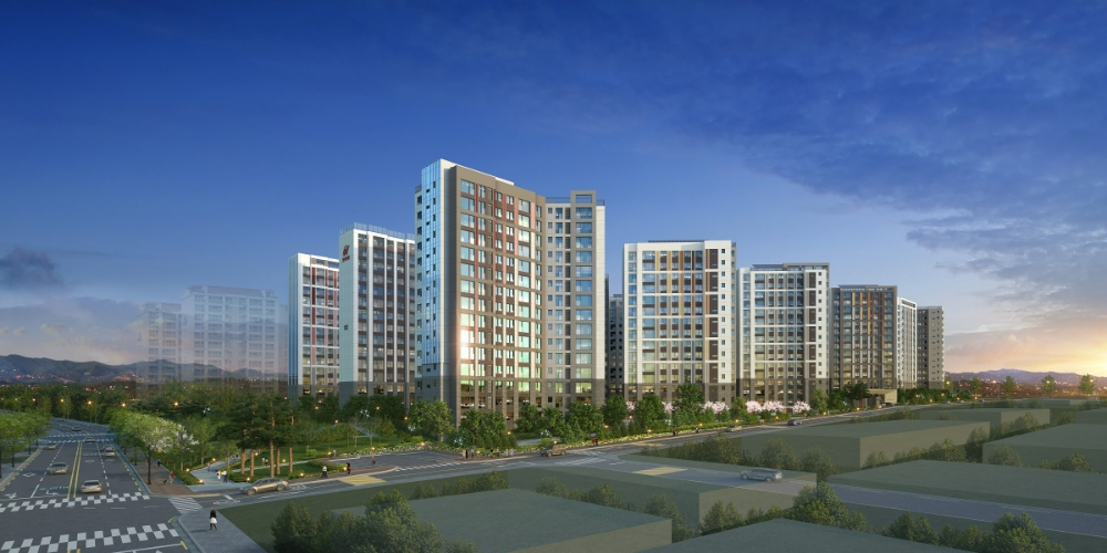 힐스테이트 평택 더퍼스트 투시도.(사진=현대건설)