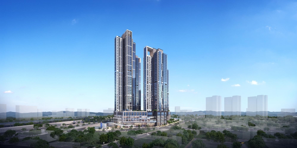 힐스테이트 소사역 주경투시도