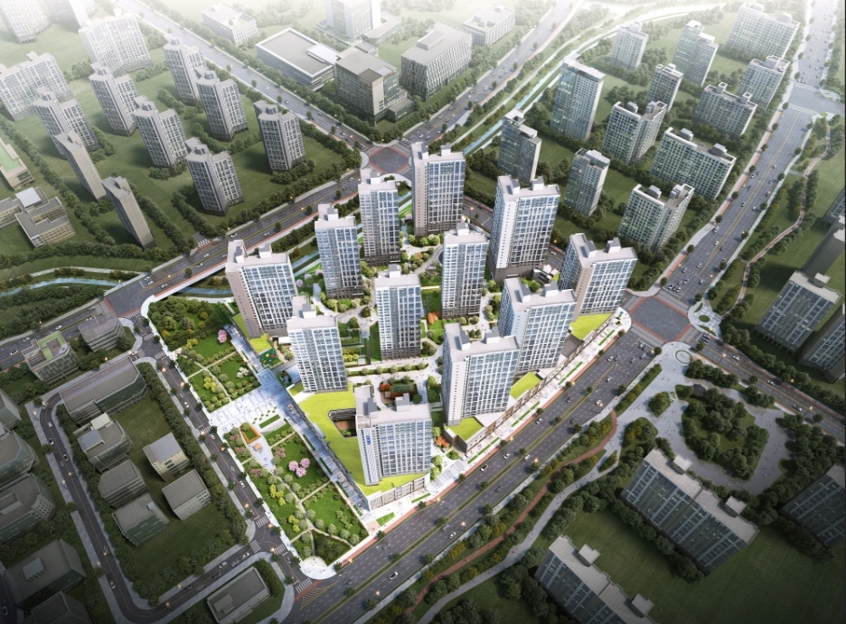 내포신도시 반도유보라 마크에디션 조감도.(사진=반도건설)