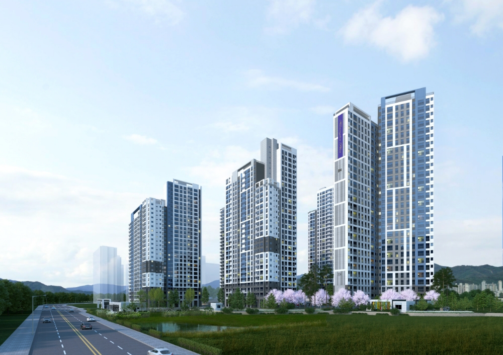 효성해링턴 플레이스 안성 공도 투시도.