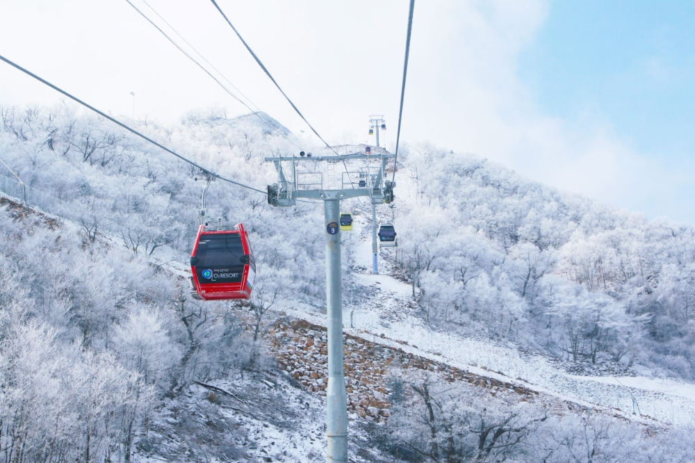 오투 스키장 전경