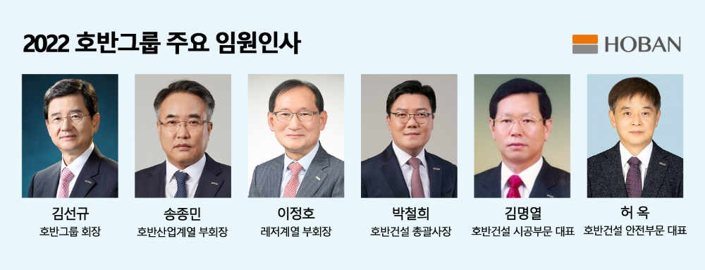 호반그룹, 2022년 정기 임원 인사 및 조직개편 시행
