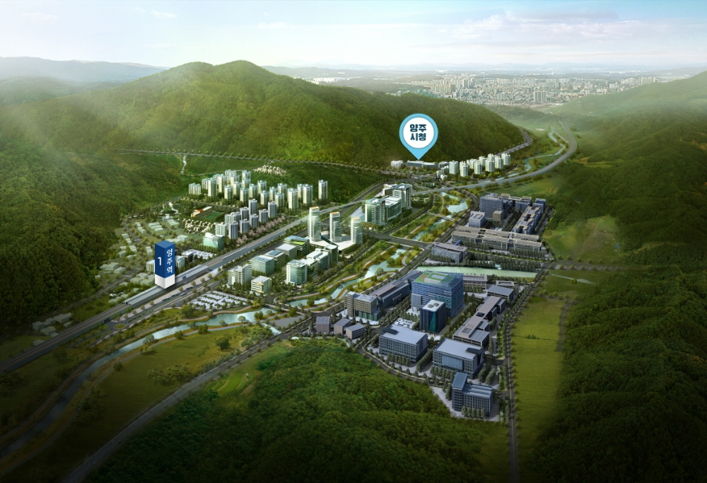 양주역세권 개발사업 조감도