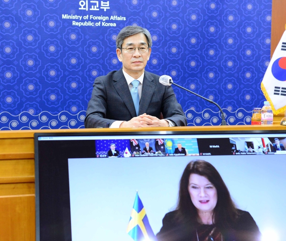 정부, 핵 비보유국 협의체 '스톡홀롬 이니셔티브' 화상회의 참석