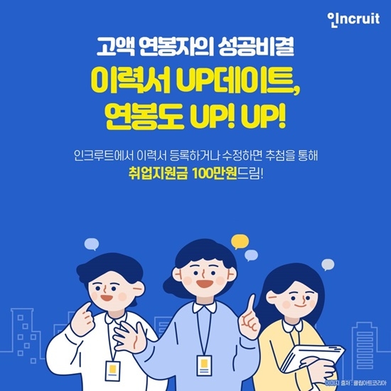 인크루트, 구직 회원 대상 이력서 업데이트 이벤트 실시