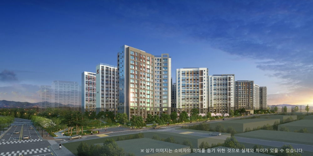 힐스테이트 평택 더퍼스트 투시도.(사진=현대건설)