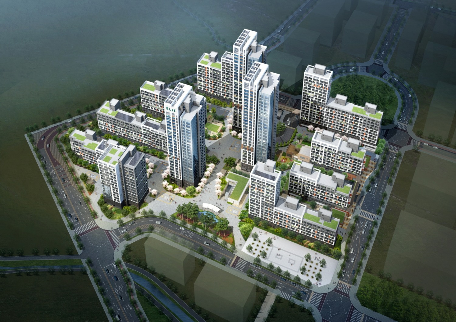엘리프 세종 조감도.(사진=계룡건설)