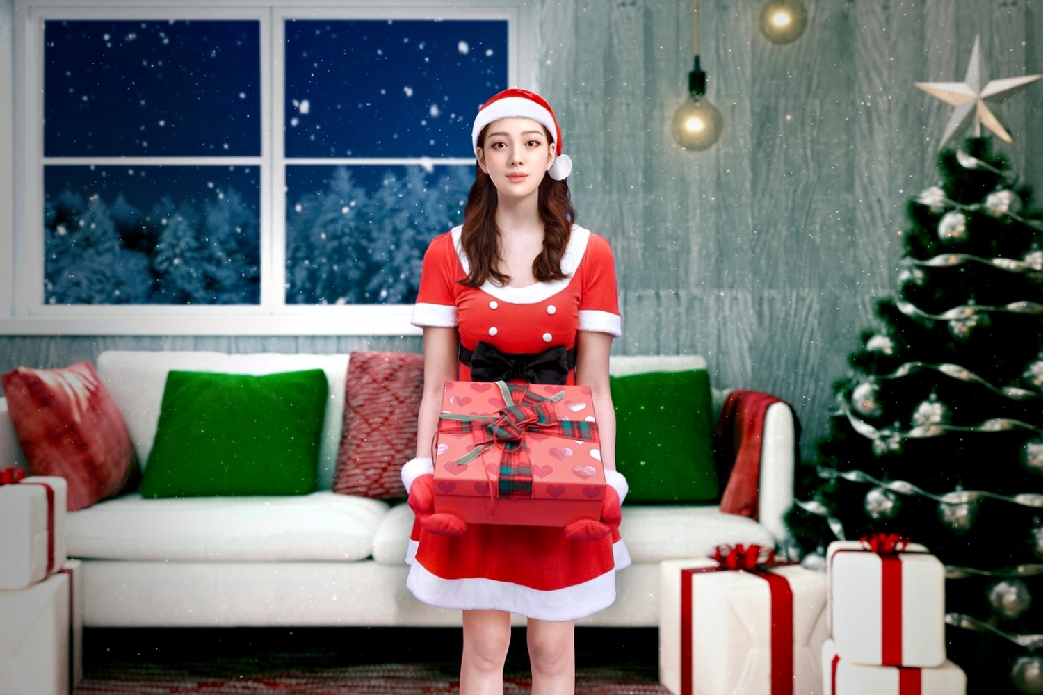 롯데홈쇼핑 가상 모델 '루시', 쇼호스트 데뷔