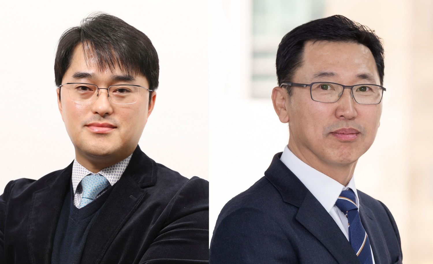 이창재 대표이사 사장(좌) 진성곤 대웅바이오 사장(우)